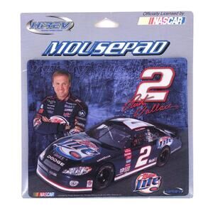 Rusty Wallace Miller Lite computer mousepad NASCAR Y2K 2000s vintage